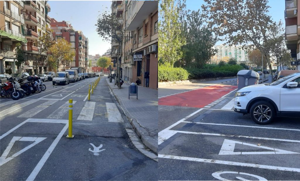 Carril bici exportat